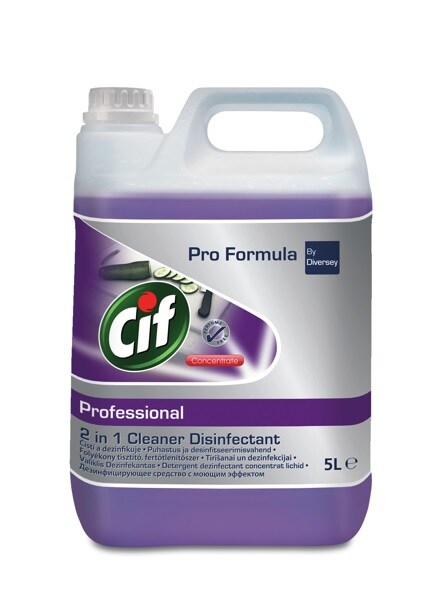 Cif Prof.2in1 Cleaner Disinfectant conc 5l -